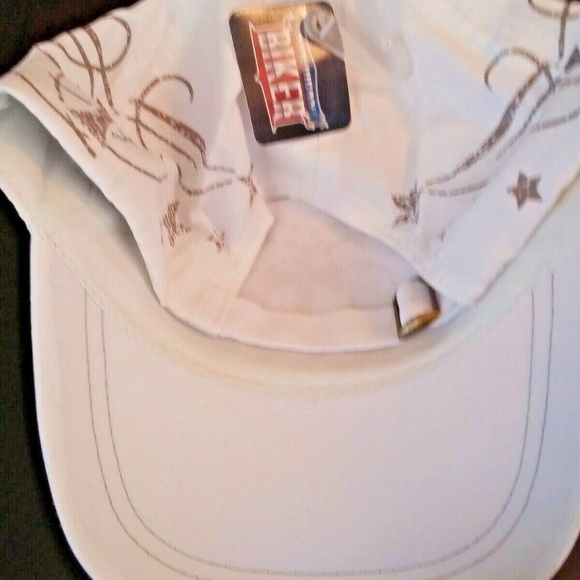 Biker Cap, Bandanna & Hat Set 3 Pieces - NWT White - Picture 2 of 7